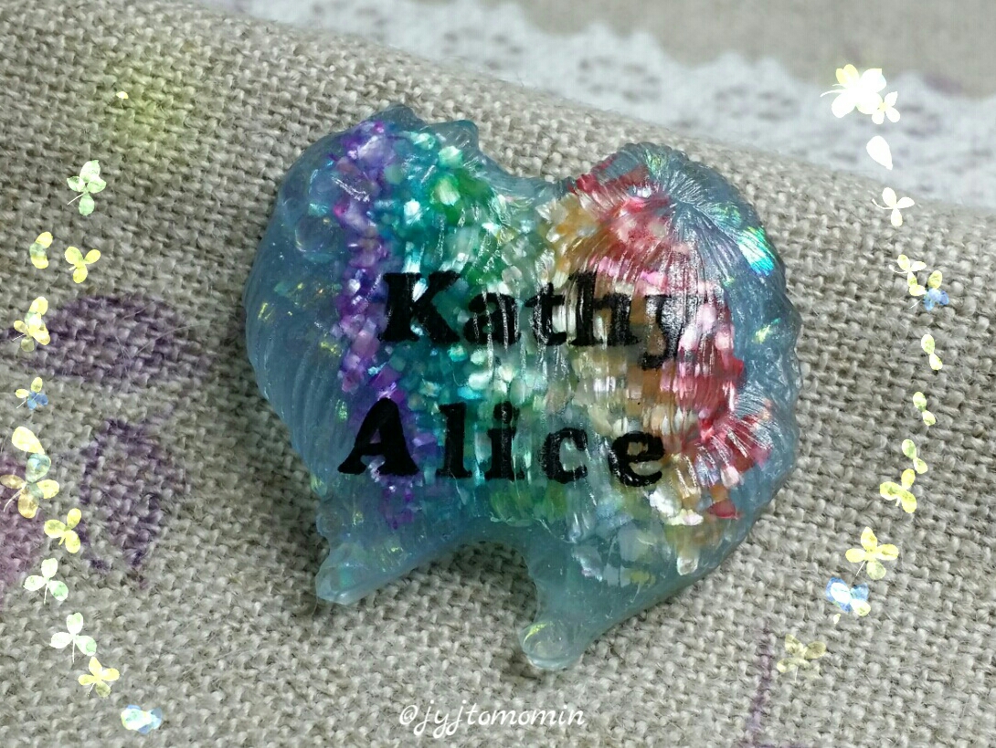 おゆまるを使った初作品 Uvレジンの作品紹介 Beauty Moon