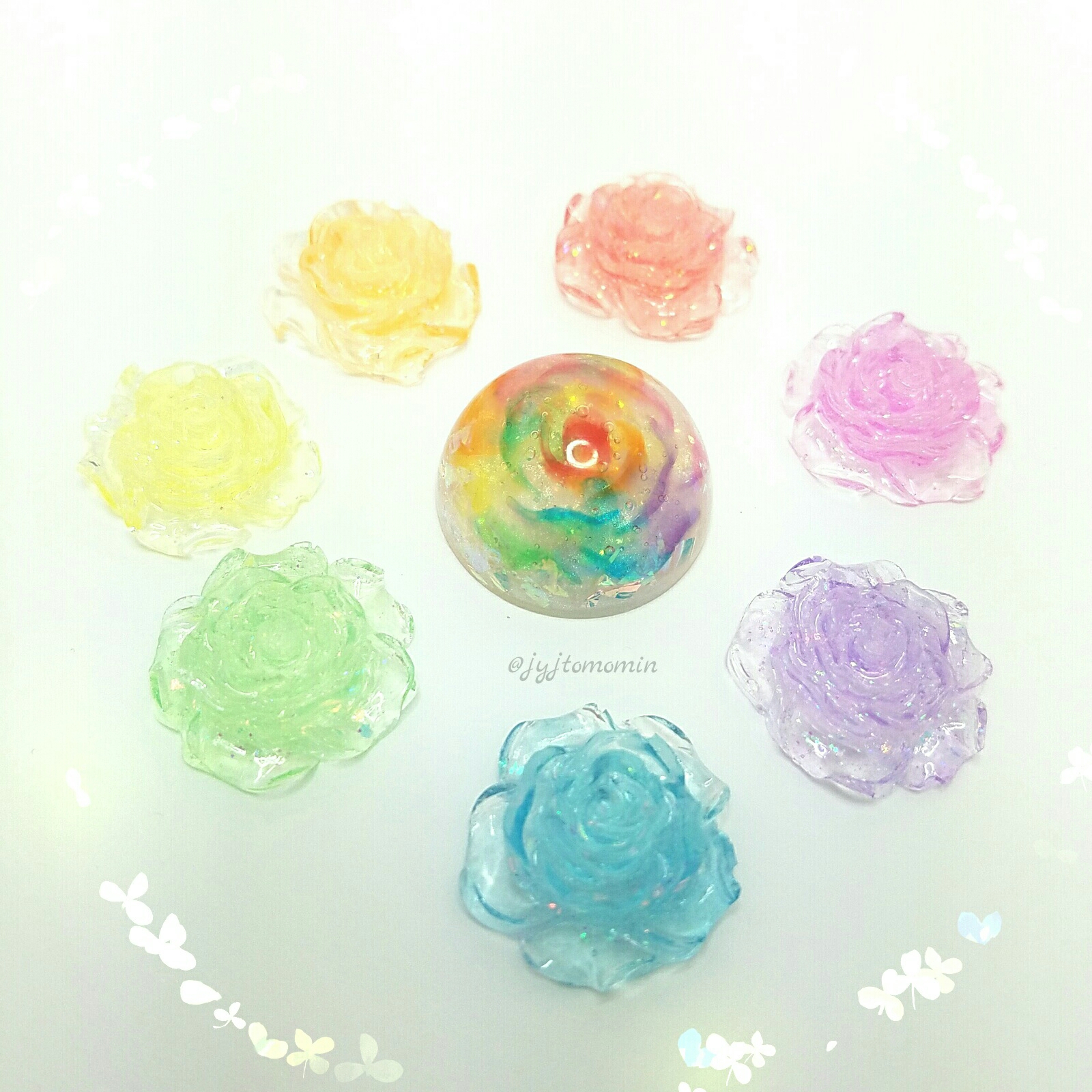 プラ板 Uvレジンの作品紹介 Beauty Moon