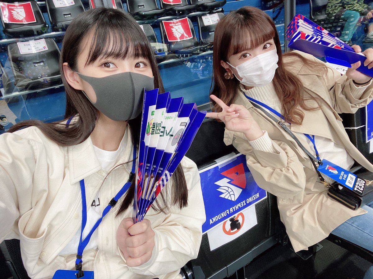 外薗葉月 松本日向 ライジングゼファーフクオカ 観戦 いもまと Hkt48のまとめ よっぴーいえーい見てるー