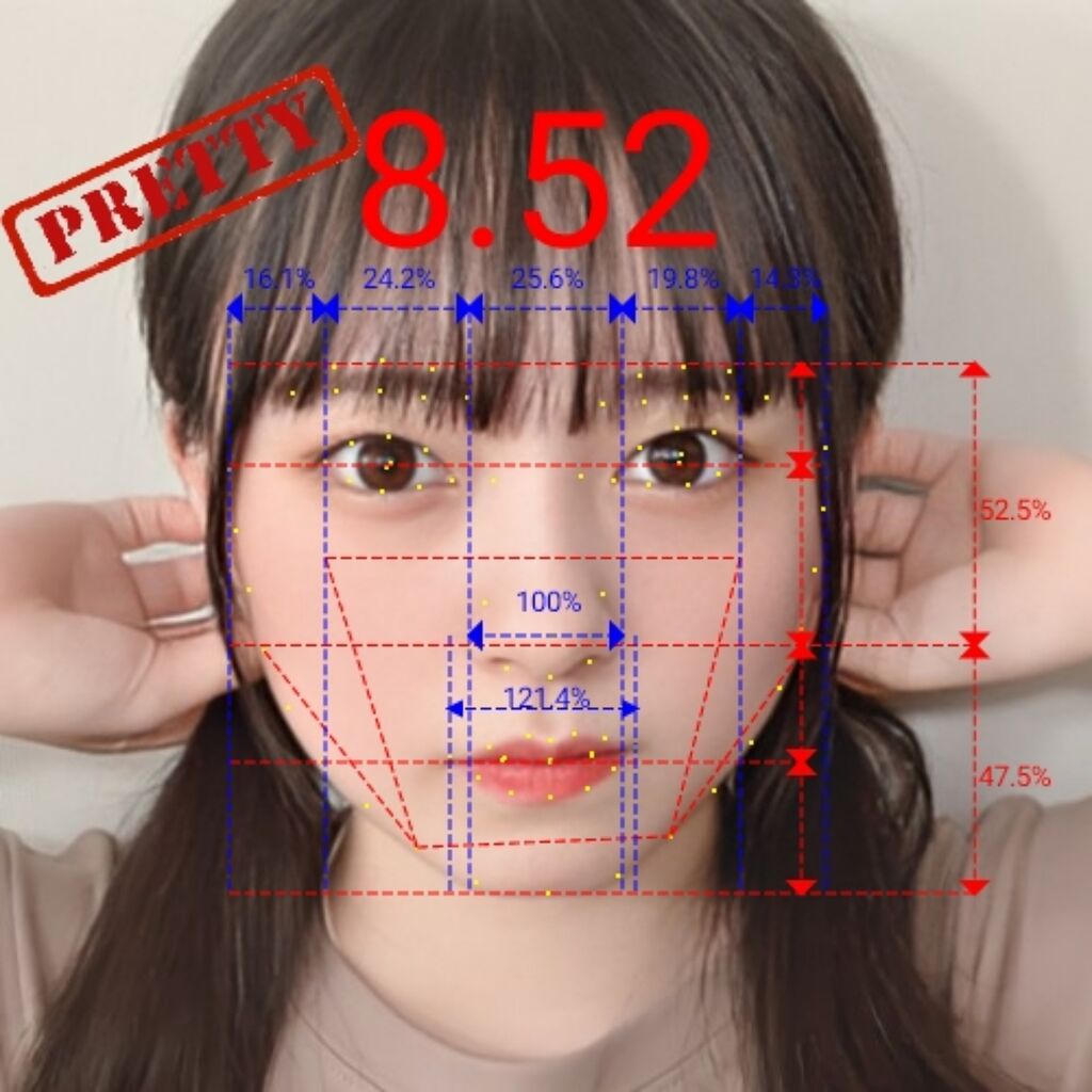 小ネタ 顔の黄金比というやつを図れるアプリをしてみた Hkt48まとめ いもまと いえーいよっぴ見てるー 小ネタ 顔の黄金比というやつを図れるアプリをしてみた Hkt48まとめ いもまと いえーいよっぴ見てるー