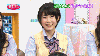 美桜ちゃん百貨店にて岡田さんに新ギャグを伝授してもらう みおふぃるたー 朝長美桜のまとめブログ