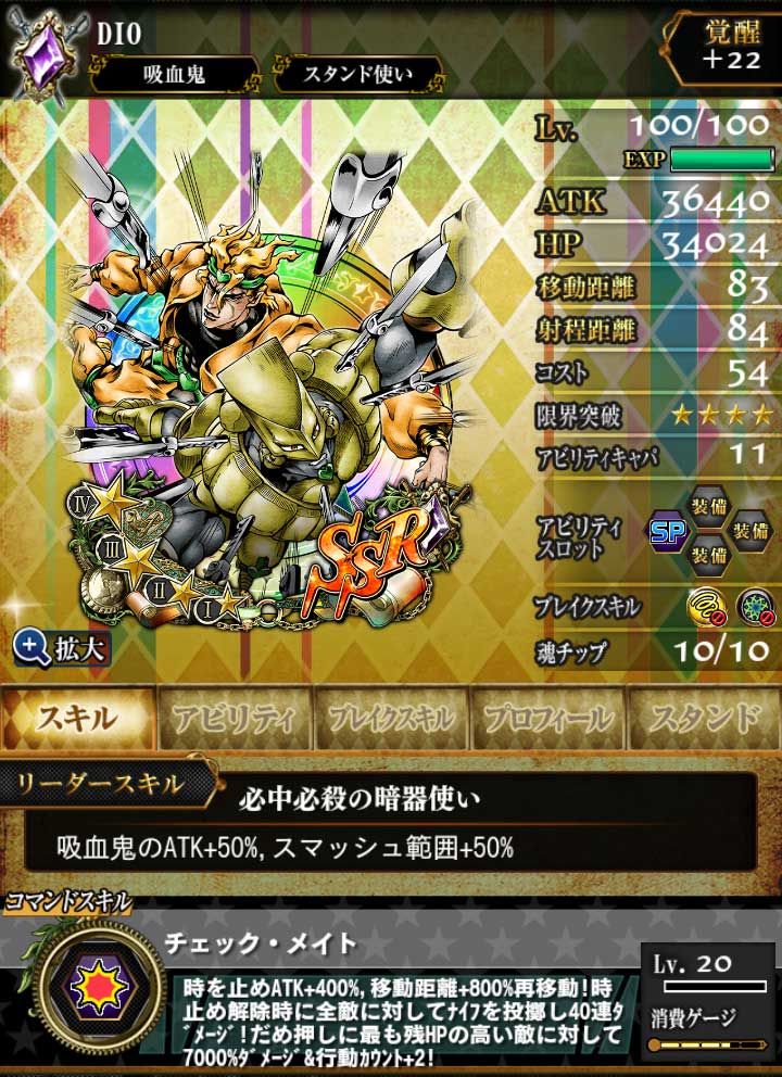 アタッカー ジョジョss速報