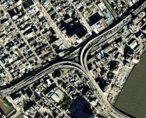 箱崎JCT航空写真1989-001