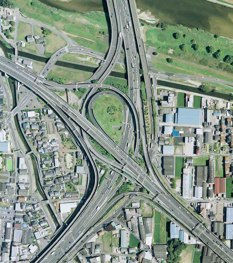Matsubara_Junction_Aerial_photograph_2007