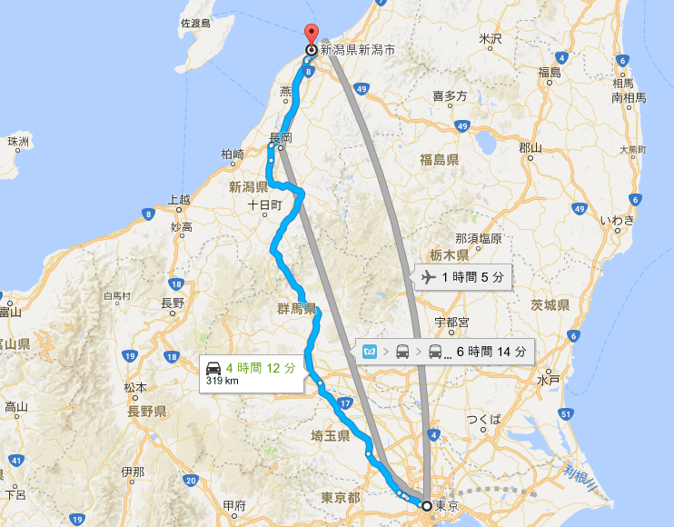 車で東京から新潟に行かなきゃいけなくなったんだけどきつい くるまにあ速報