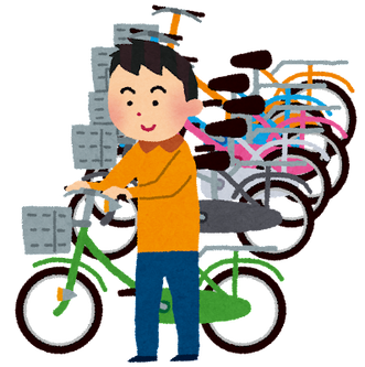 駐輪場で自分の自転車を出そうとしたら、隣の職場の人（Aさん）の自転車が邪魔で、動かしたらスタンドが取れてしまった。