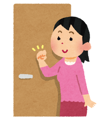 knock_woman