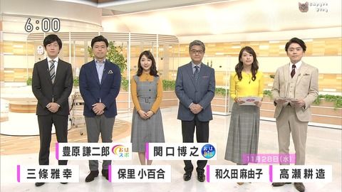 和久田麻由子　おはよう日本　18/11/28