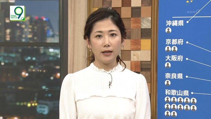 【画像】NHKの桑子真帆アナ、おっぱいデカすぎて見切れてしまうｗｗｗｗ