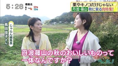 塚本麻里衣/調べちゃウォーカー！「丹波篠山 秋に実る肉料理特集！」20181113