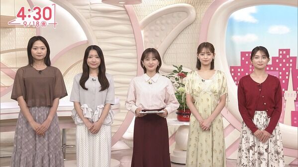 【画像】今日の河出奈都美さんと田﨑さくらさん 9.18