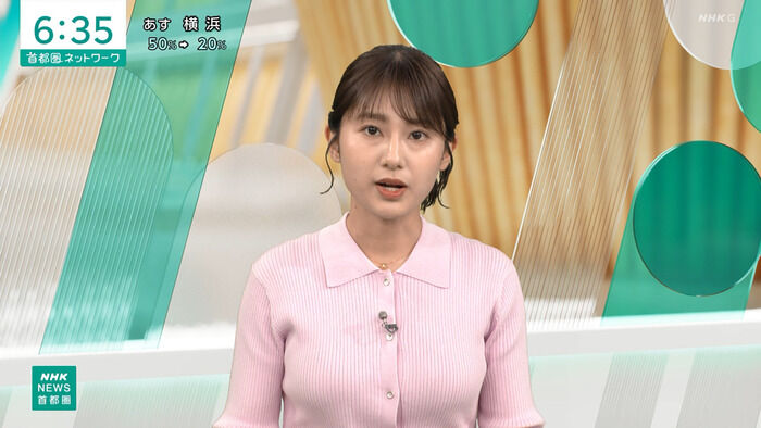 【画像】浅田春奈アナ、パンパンすぎて胸のボタンが吹っ飛びそうｗｗｗｗｗｗ