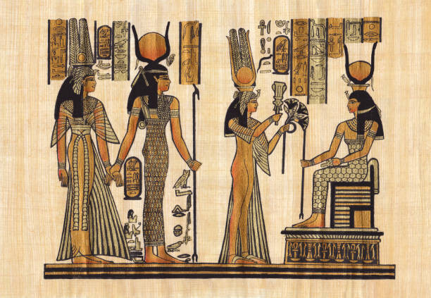 【画像】古代エジプトのエ○チな絵を復元させたらドスケベすぎたｗｗｗｗｗｗｗ