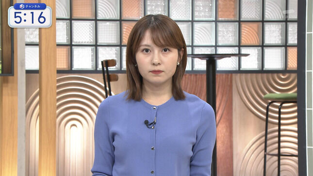 【画像】三山賀子アナ ブラのカップのラインが浮き出てしまう！！