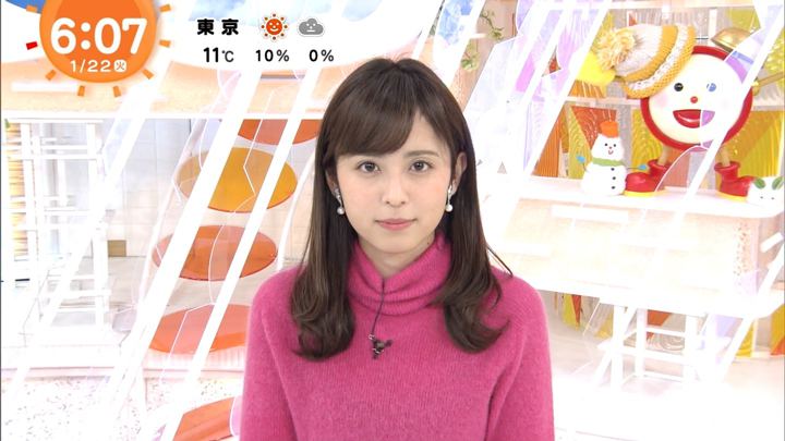 久慈暁子 めざましテレビ (2019年01月22日放送 20枚)