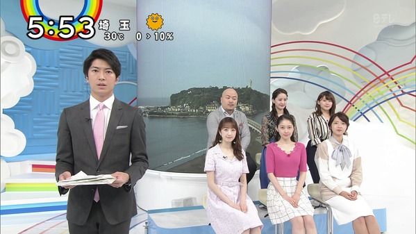 【画像】今日の尾崎里紗さんと徳島えりかさんと團遥香さんと貴島明日香さん　5.25