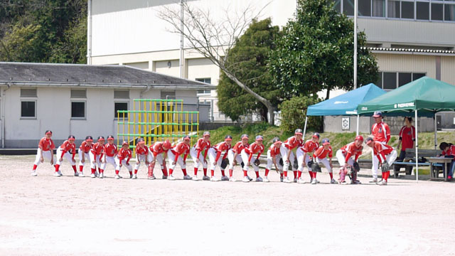 荒島ドリームス整列