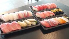 スシローの持ち帰り寿司がスゴい!! 種類も豊富で大切りネタに大満足っ!!