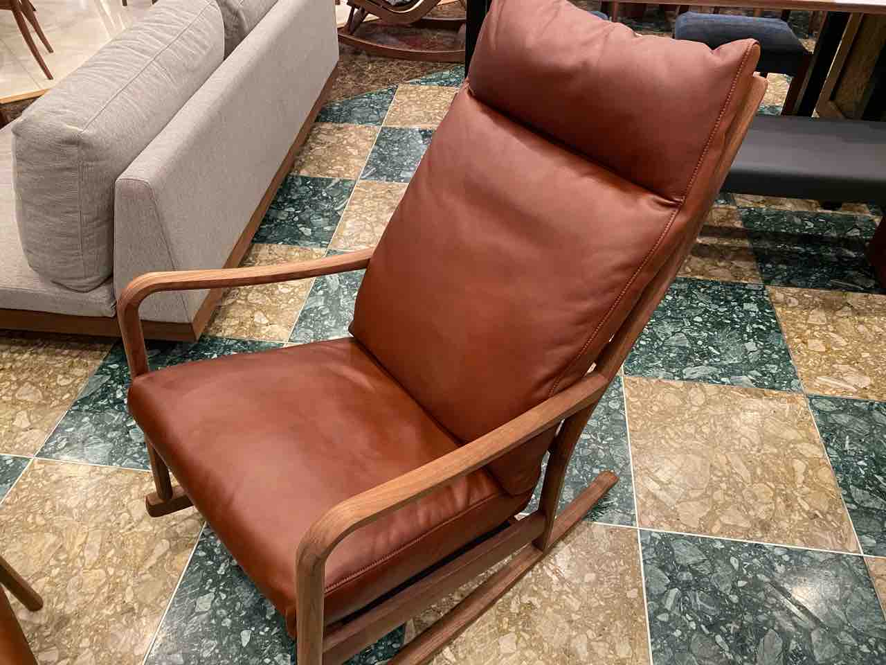 マスターウォール（MasterWaL）BLUEPRINT・ハイバックロッキングチェア