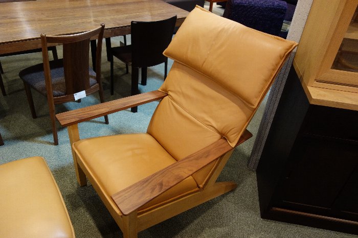 柏木工OAKSTUDIOイージーチェアIC51オットマンlC52