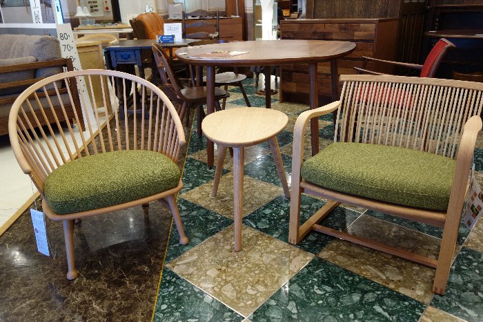 和風旅館のようなチェア・柏木工・LLC41F・GLC51 : 住賓館(じゅう