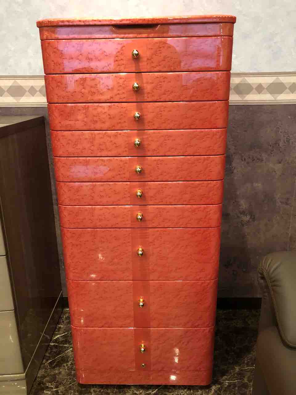 EJK56 バーズアイメープル 3段ジュエリーボックス ティアラ3P もりかね EJK56 バーズアイメープル 3段ジュエリーボックス ティアラ3P もりかね