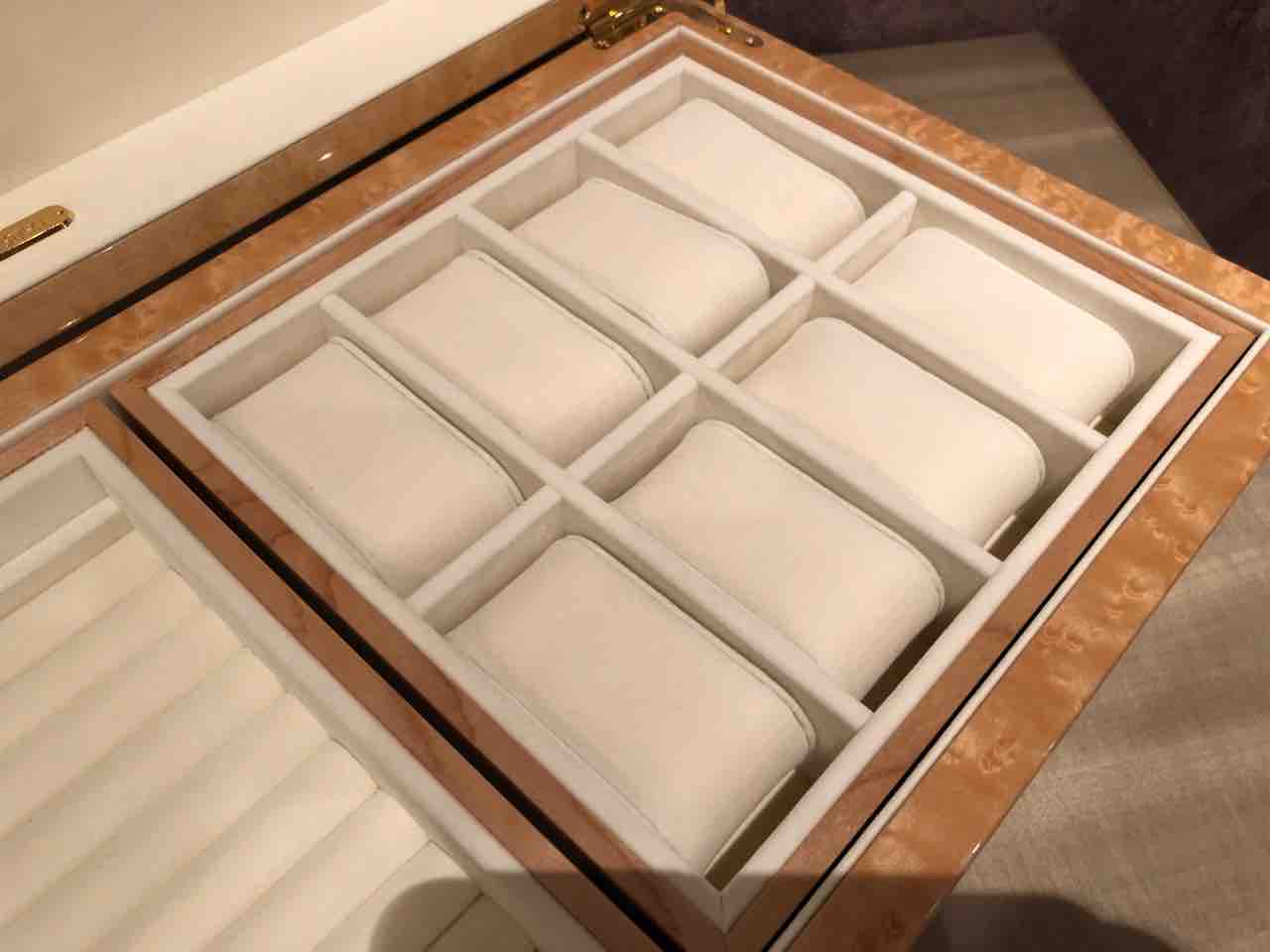 松創・クリスタル 時計ケース・No.5・バーズアイメープル : 住賓館