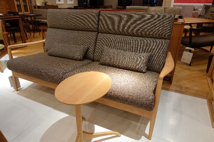 キツツキ　飛騨産業　2人掛け　ソファ　 VIOLA 北欧風　グレー　UNICO サツキ- 家具・インテリア 飛騨産業 2人掛け ソファ VIOLA 北欧