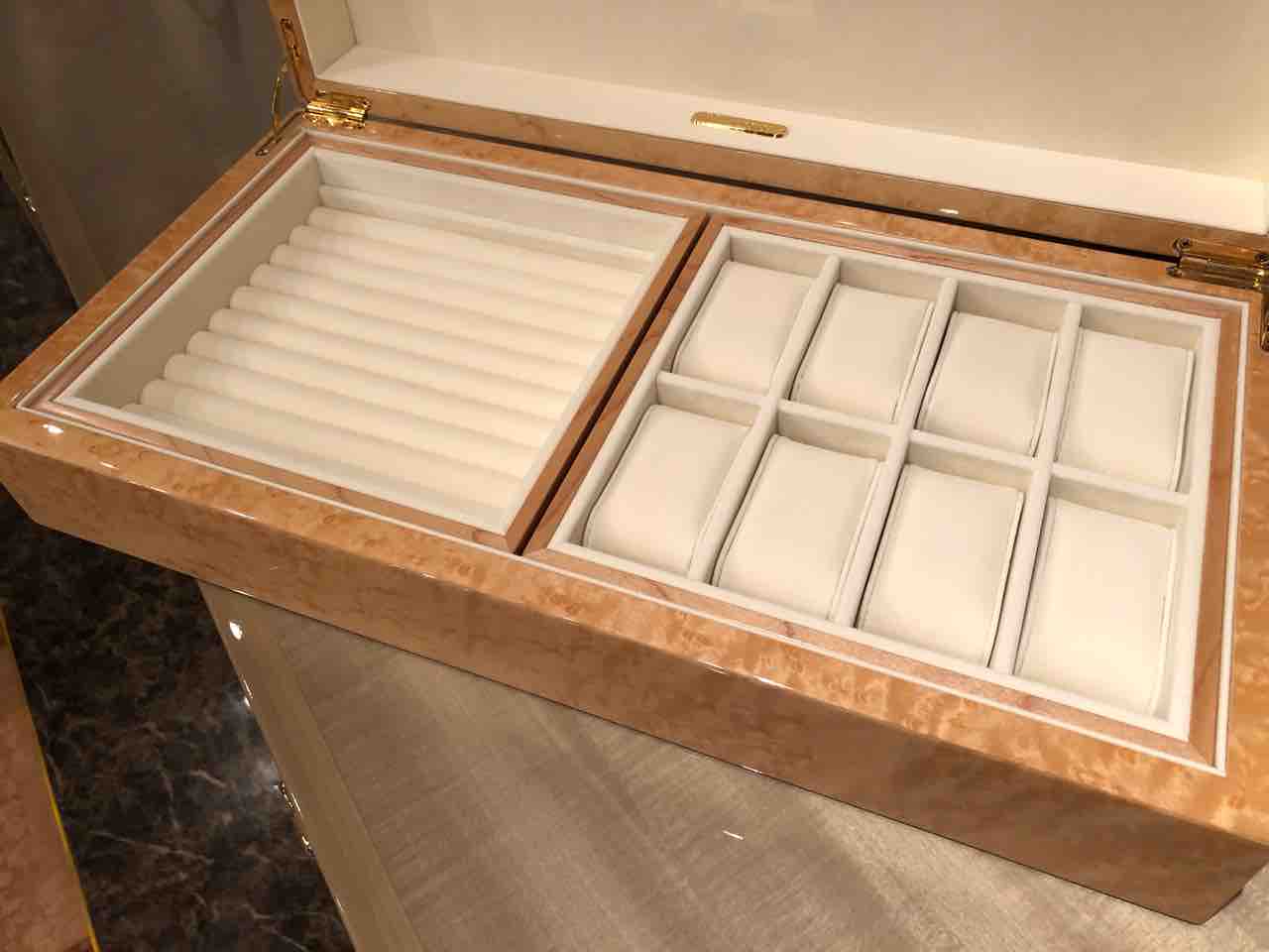 松創・クリスタル 時計ケース・No.5・バーズアイメープル : 住賓館