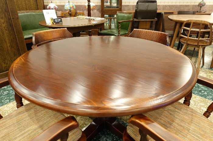 飛騨産業・FRONTIERダイニング5点セット・PF340WPを展示品入れ替えの