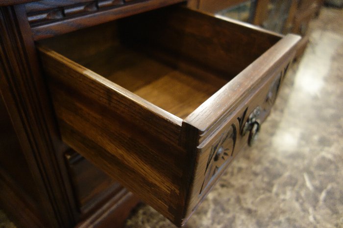 英国家具 ◾️Old Charm オールドチャーム 木製オーク材 テレビ台 収納