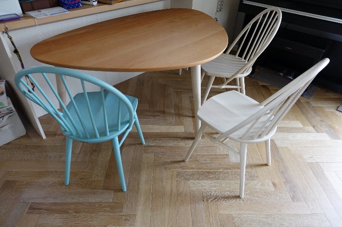 柏木工　レイチェア　ウィンザーチェア　ライトブルー　展示品 柏木工 レイチェア ウィンザーチェア ライトブルー 展示品 柏木工