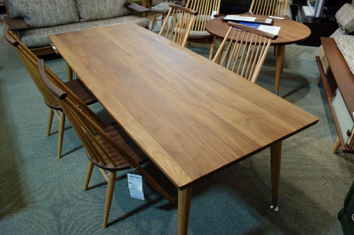 14年飛騨の家具早期予約会 柏木工のシビルシリーズのダイニングテーブル Ct87kとチェア Cc71k 住賓館 じゅうひんかん ブログ