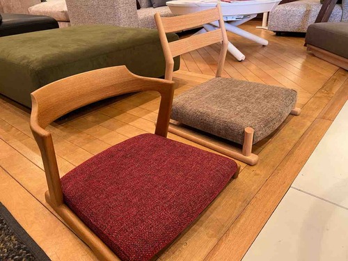 日進木工　座椅子2個 飛騨家具 nissin 日進木工 Slow スロウ 座椅子 国産家具 無垢