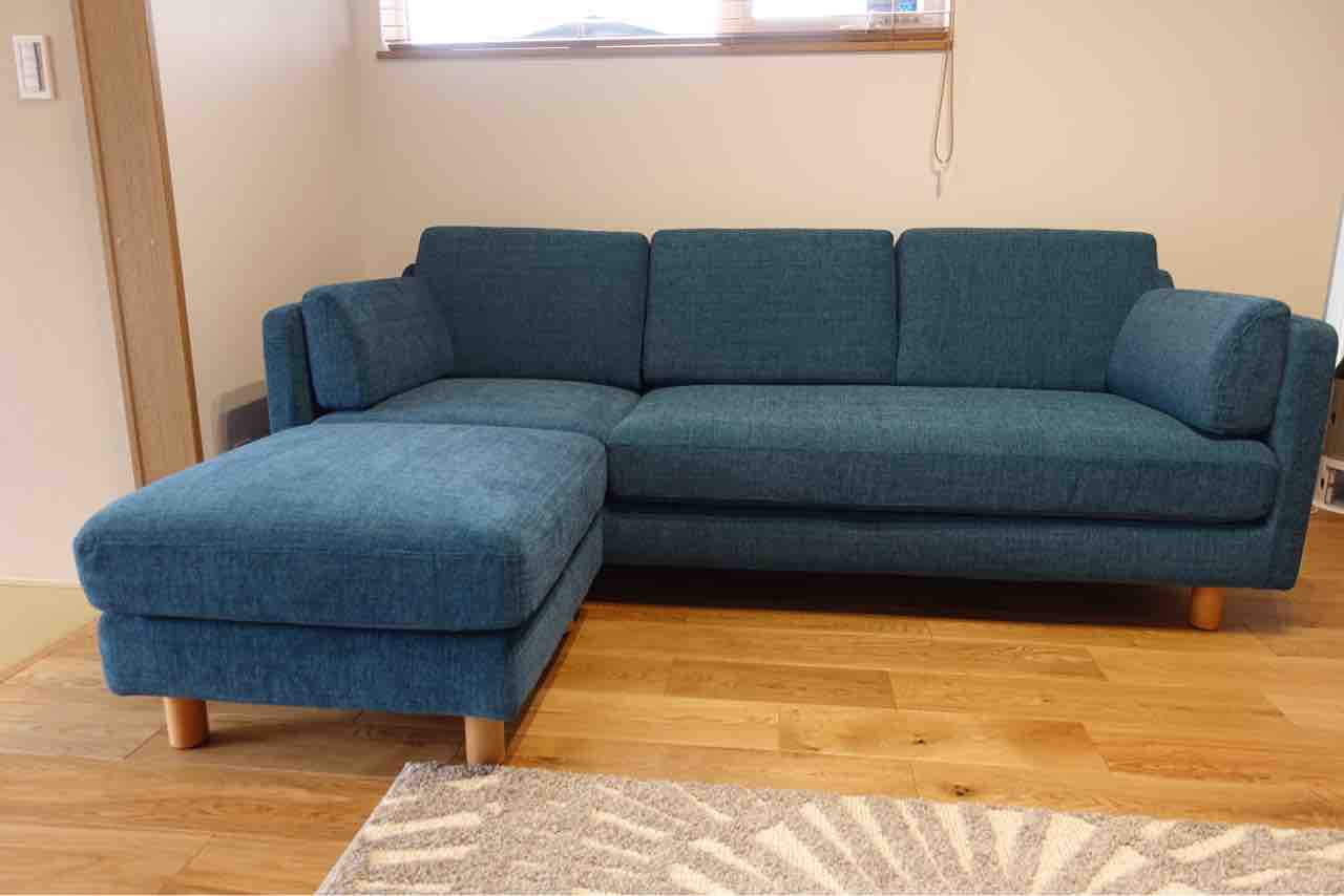 estic SPIGAシリーズ 「ノッティ コンパクト」3人掛けソファ カウチ