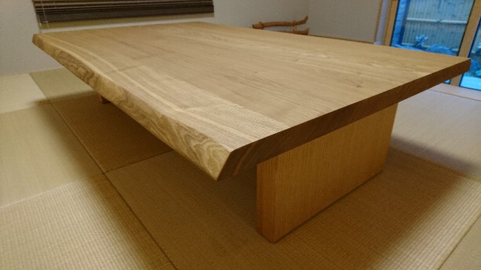 飛騨の家具 柏木工 センターテーブル 座卓 オーク タモ 無垢 集成材 飛騨の家具 柏木工 センターテーブル 座卓 オーク タモ 無垢 集成材