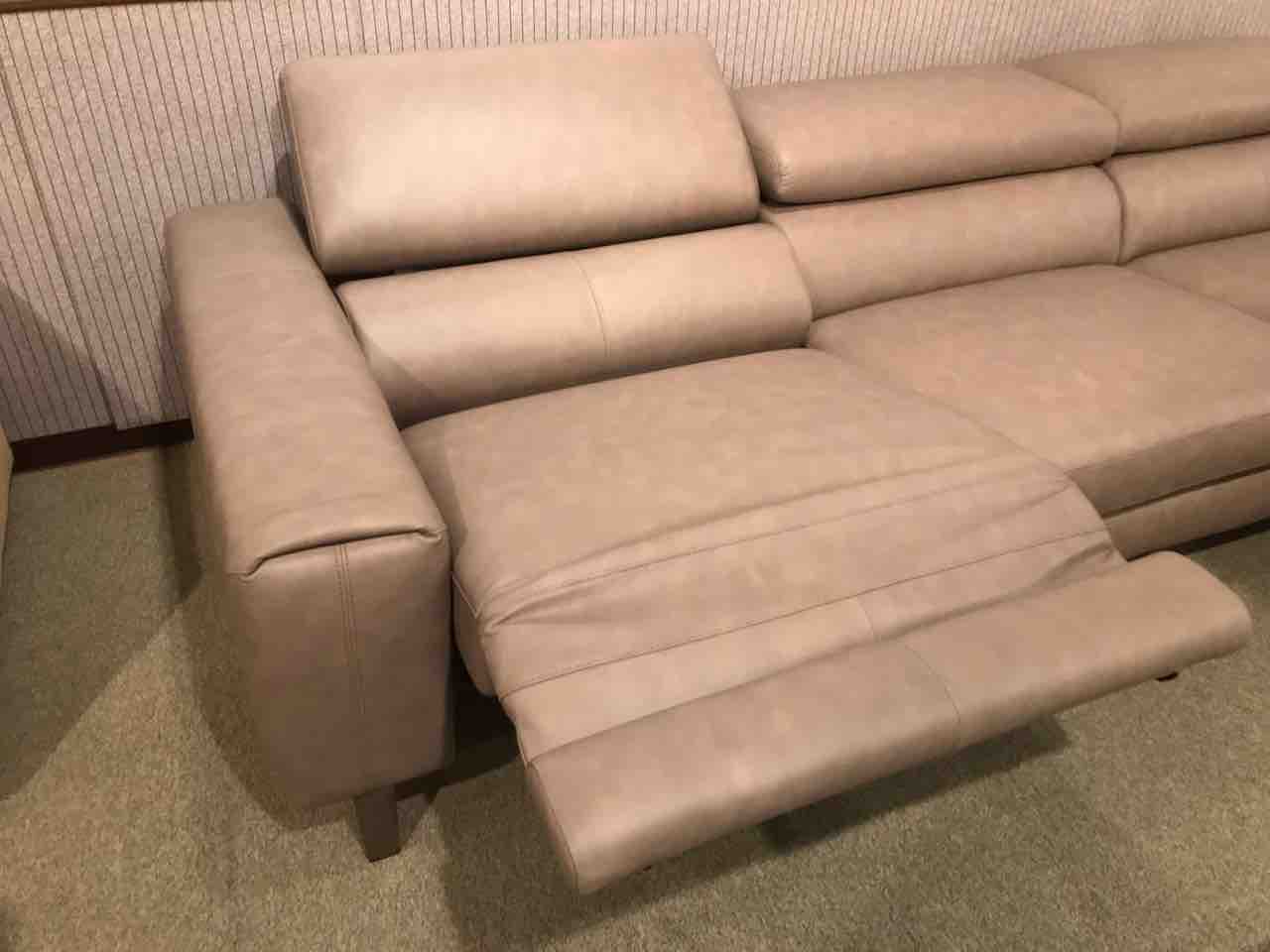スタイリッシュな電動リクライニングソファ・ヒューゴ・再入荷しました