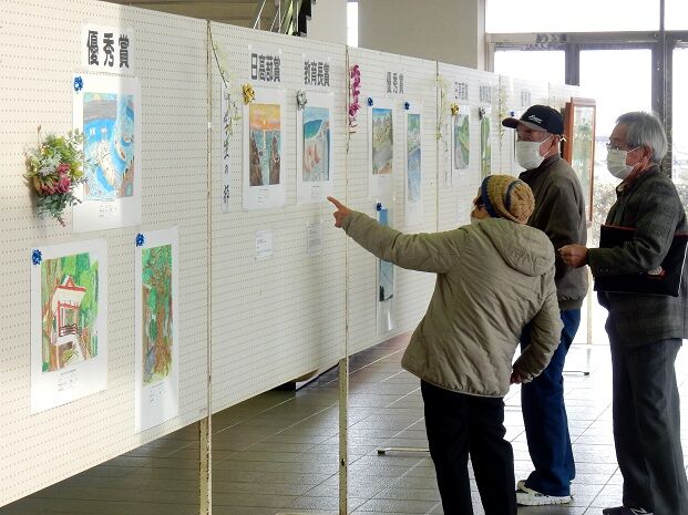 日高蔀画伯絵画展とふるさと風景画作品展開催中 : 種子島のブログ