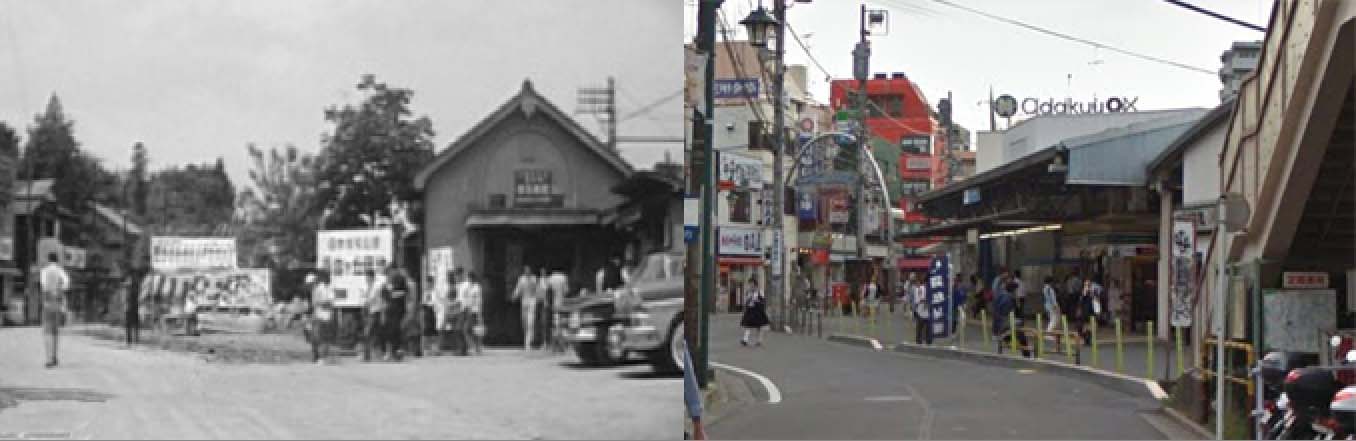 懐かしい昭和の写真と比較する小田急小田原線各駅の昔と今 神奈川編 大東京 ビフォー ナウ
