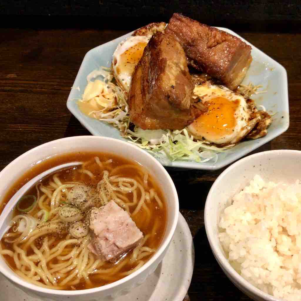けいのむ 食べたもの作ったもの デカイ チャーシューエッグ定食 新潟長岡らぁめん 安ざわ食堂 けいのむ 食べたもの作ったもの デカイ チャーシューエッグ定食 新潟長岡らぁめん 安ざわ食堂