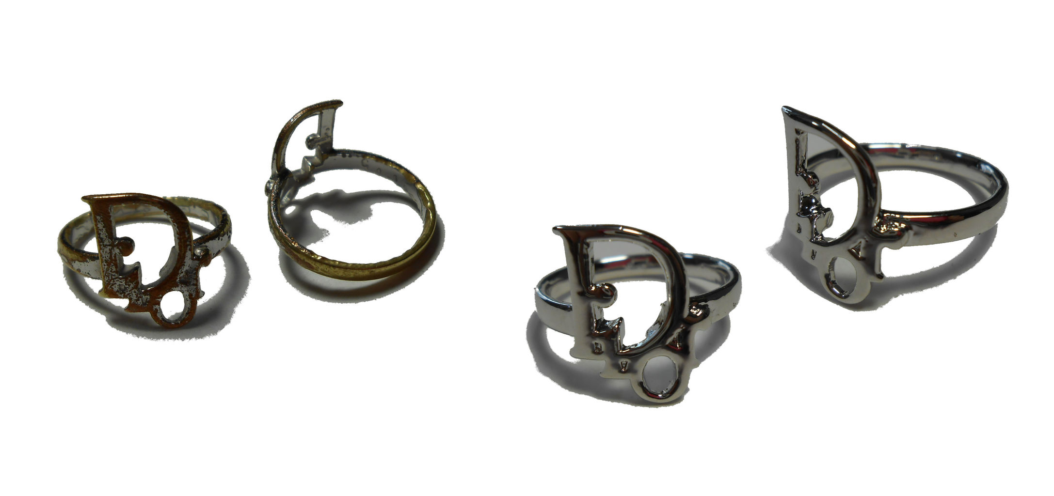 メッキの指輪のメッキ剥がれ腐食の修理を行います アクセサリージュエリーメーカー