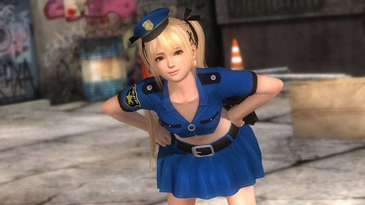 PS3/Xbox360 『DOA5U』 がんばるおまわりさんコスチューム配信開始！