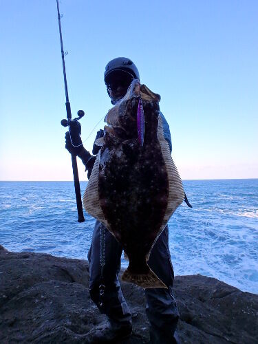 地磯でヒラメ Fishing My Life 地磯でヒラメ Fishing My Life