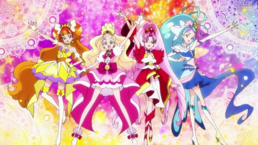 歴代プリキュアのモチーフ きゅありぽーと 歴代プリキュアのモチーフ きゅありぽーと