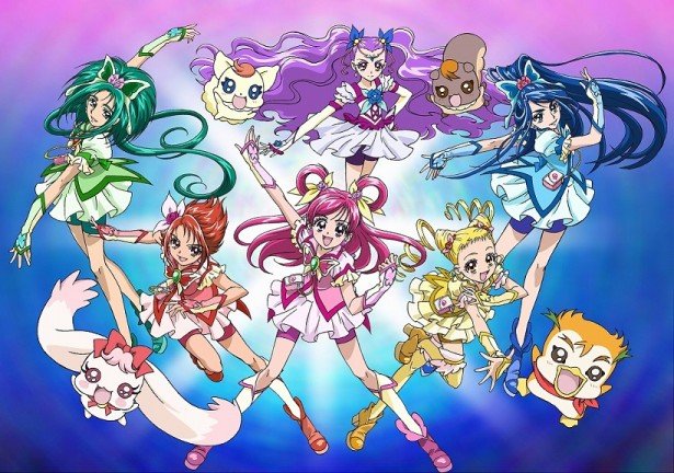 歴代プリキュアのモチーフ きゅありぽーと 歴代プリキュアのモチーフ きゅありぽーと
