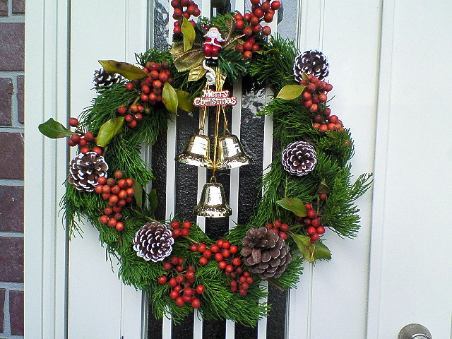 クロガネモチ　リース　クリスマスリース クリスマスリース : とれたて日記