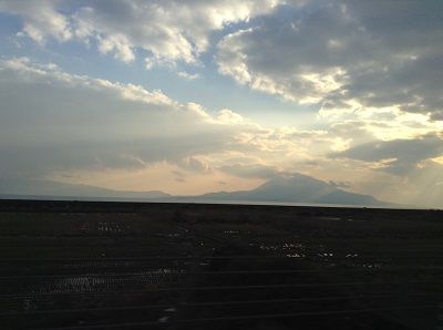 桜島北から