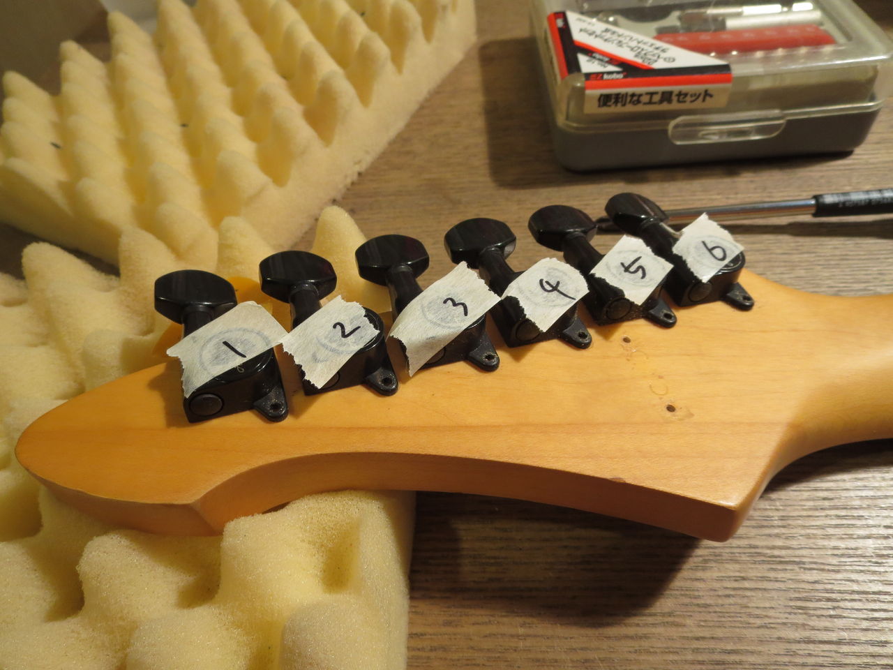 シタールギター（エレクトリック・シタール）を作る。その4 : k_noshi