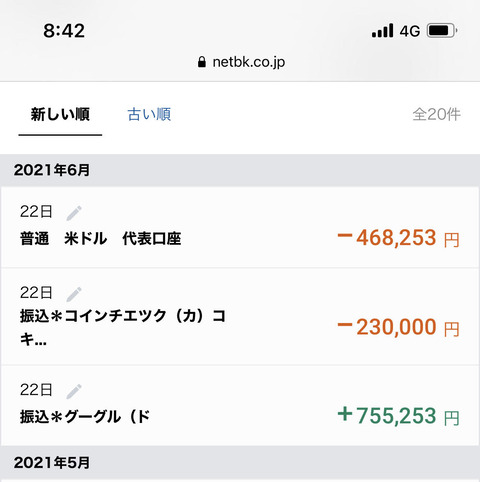 YouTube収益_6月末