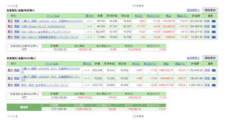 11月末_投資信託